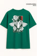 Bird & Floral Oversized Fit Women Tee