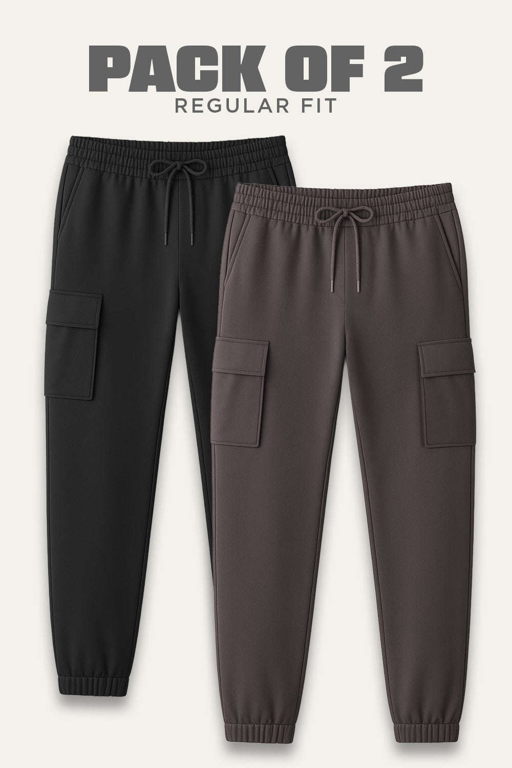 2-Pack Essential Cargo Joggers