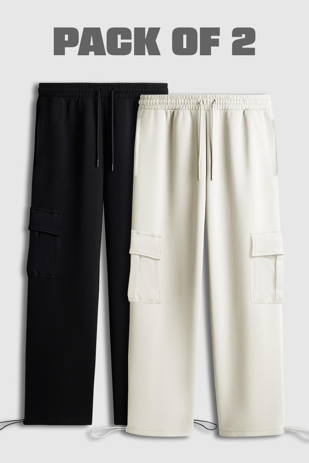 2-Pack Oversized Cargo Joggers