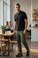Zip Collar Polo T-Shirt