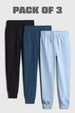3-Pack Zip Pocket Joggers