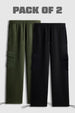 2-Pack Oversized Cargo Joggers