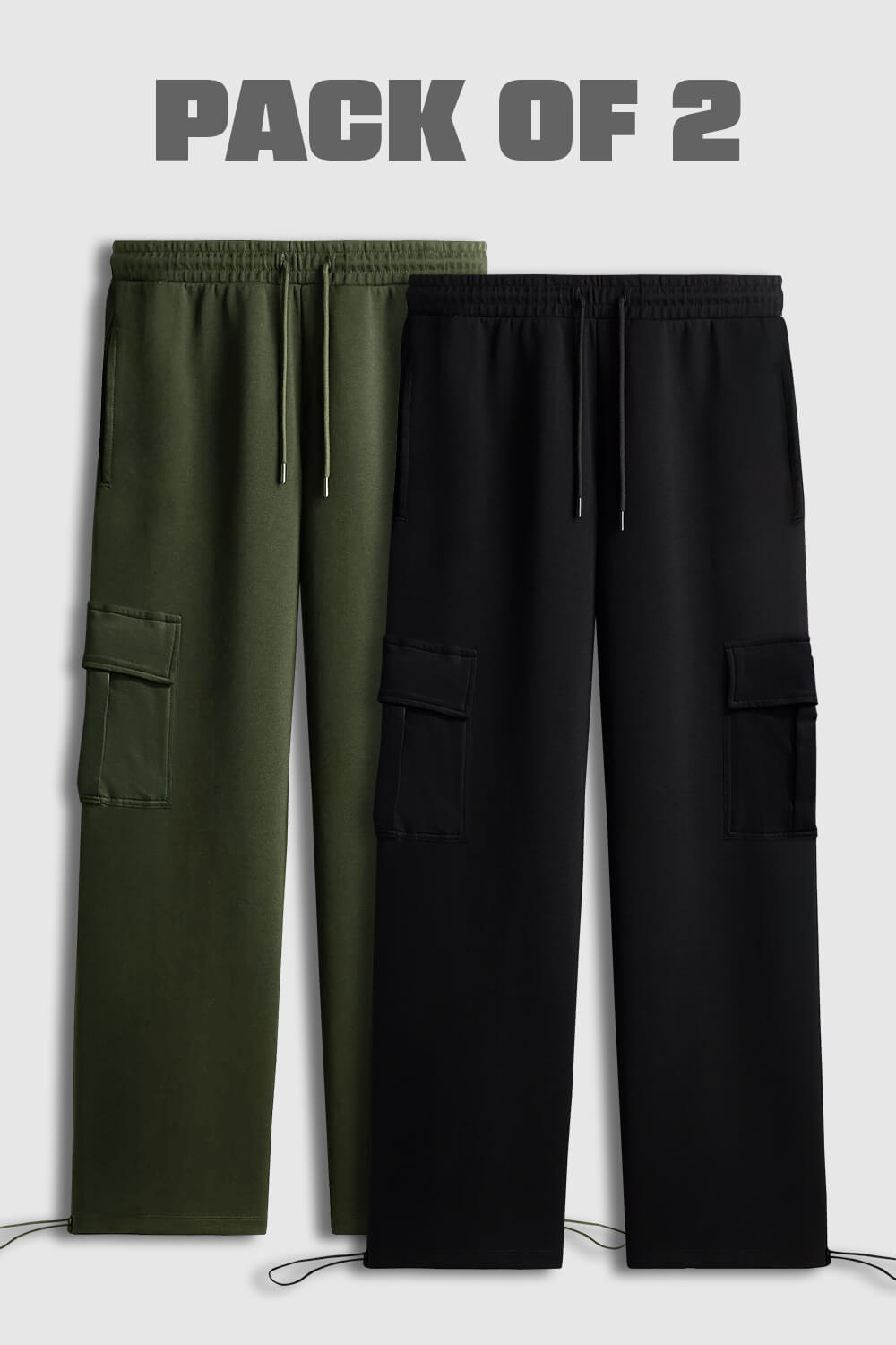2-Pack Oversized Cargo Joggers