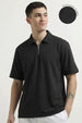 Vista Zip Textured Polo