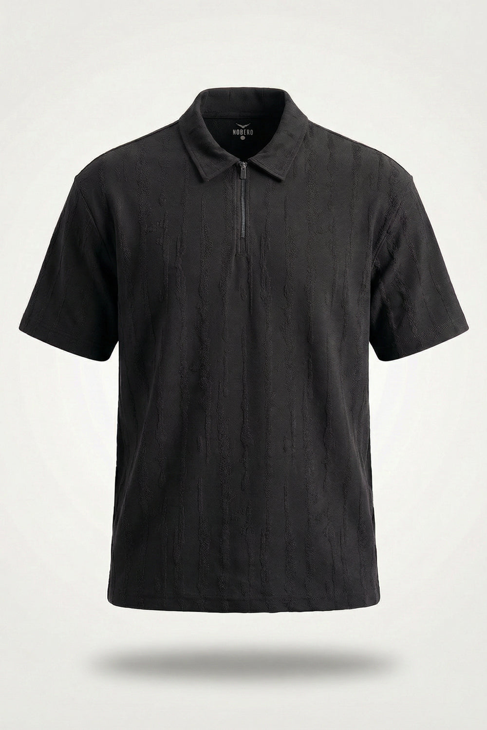 Vista Zip Textured Polo