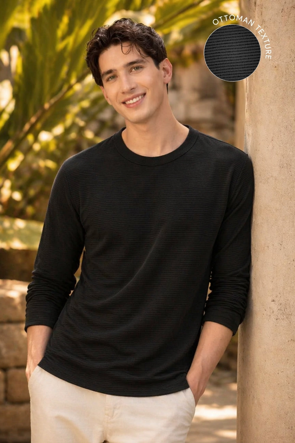 Ottoman Texture Full Sleeve T-Shirt