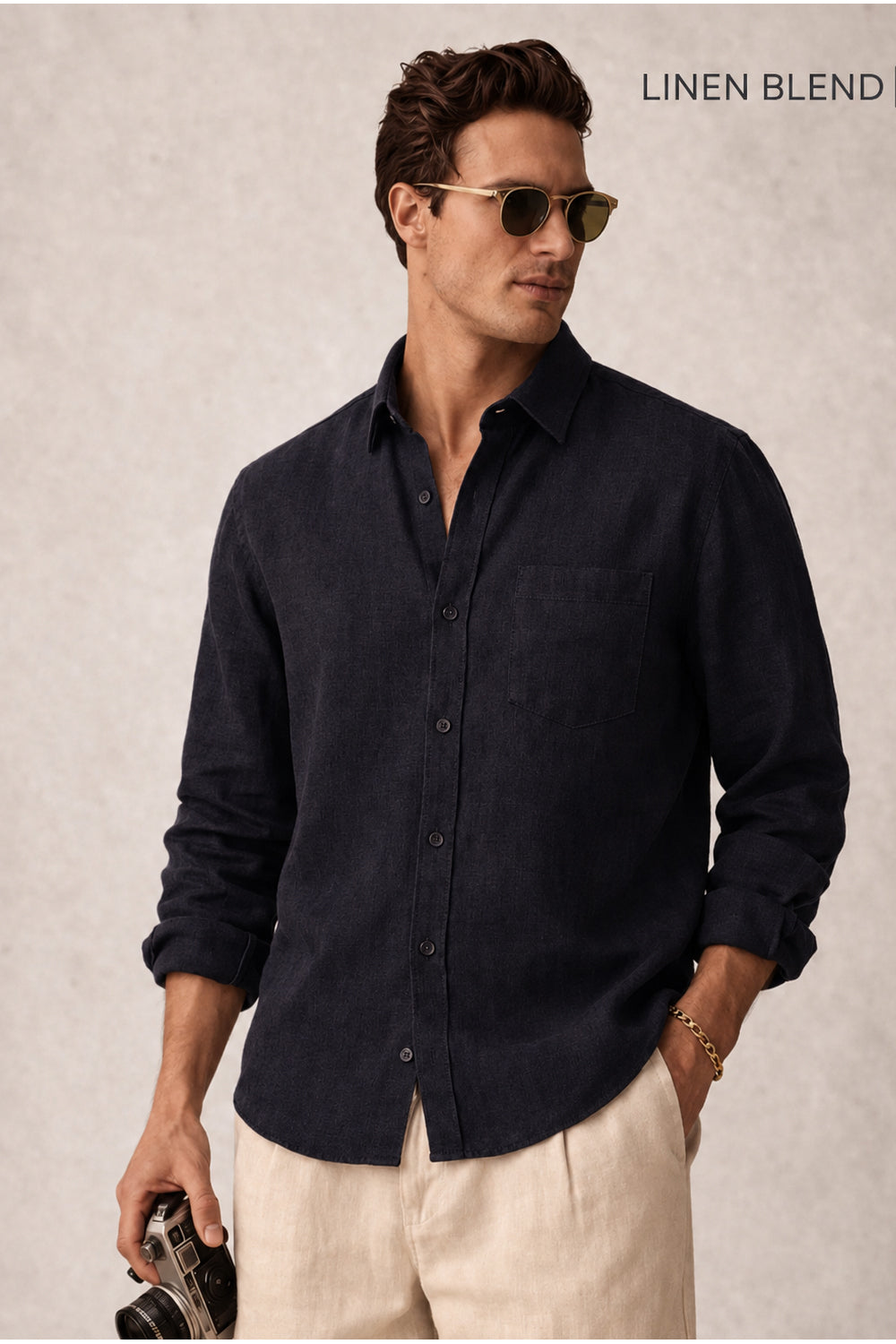 Breezy Linen Cotton Blend Shirt