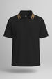 Striped Collar Polo T-Shirt