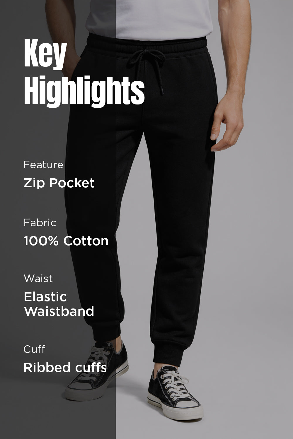 Zip-Pocket Joggers