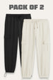2-Pack Relaxed Fit Cargo Joggers