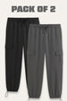 2-Pack Relaxed Fit Cargo Joggers