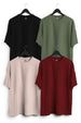 Oversized Tees - 4-Pack