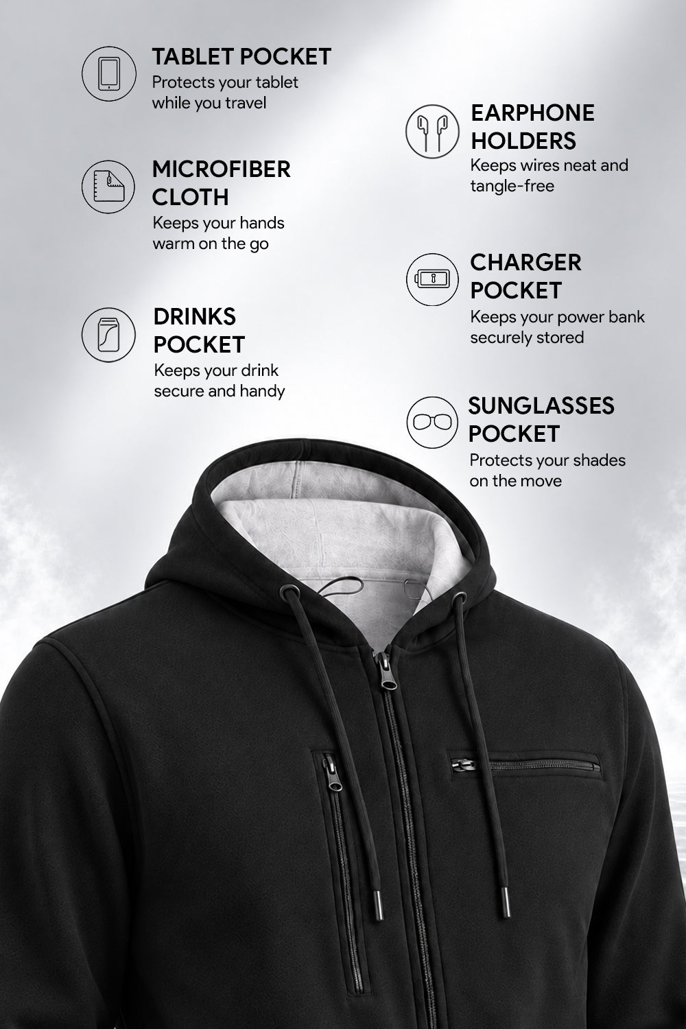 Wanderer - Travel Hoodie
