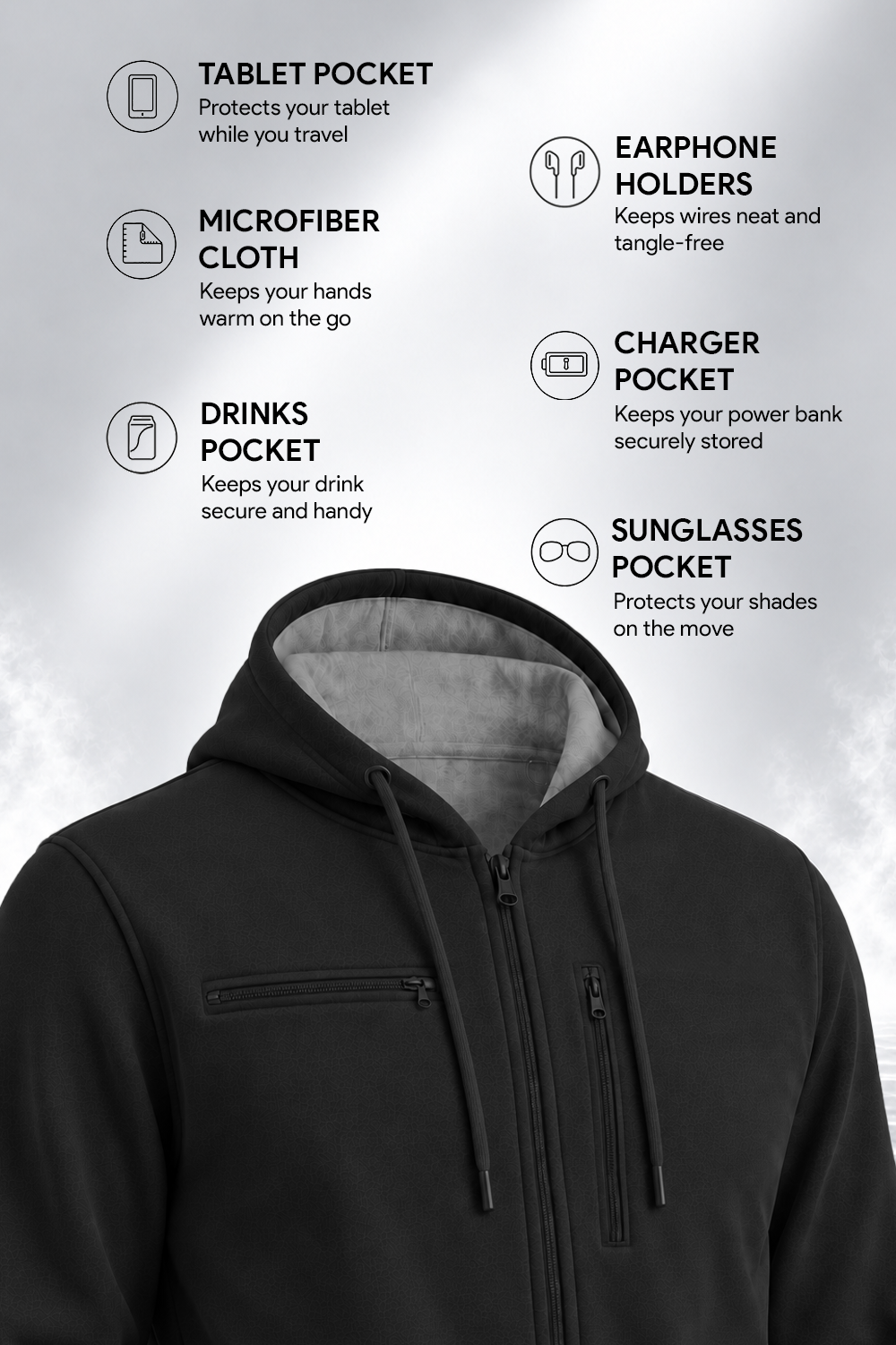 Wanderer - Travel Hoodie