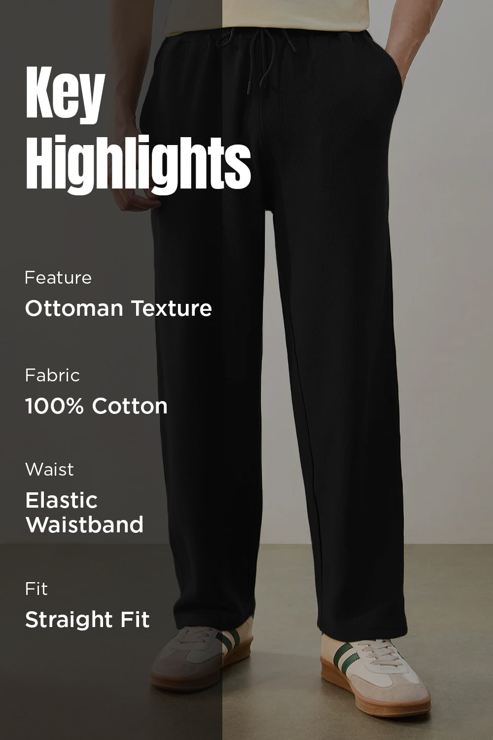 Ottoman Straight Fit Joggers