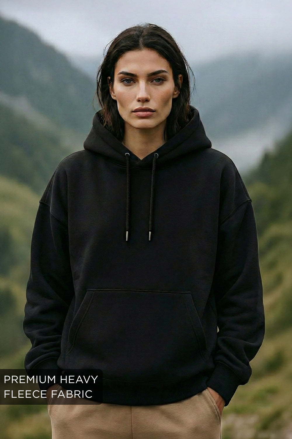 Nobero Unisex Heavy Fleece Oversized Hoodie