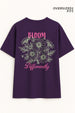 Bloom Differently - Floral Oversized Fit Women Tee