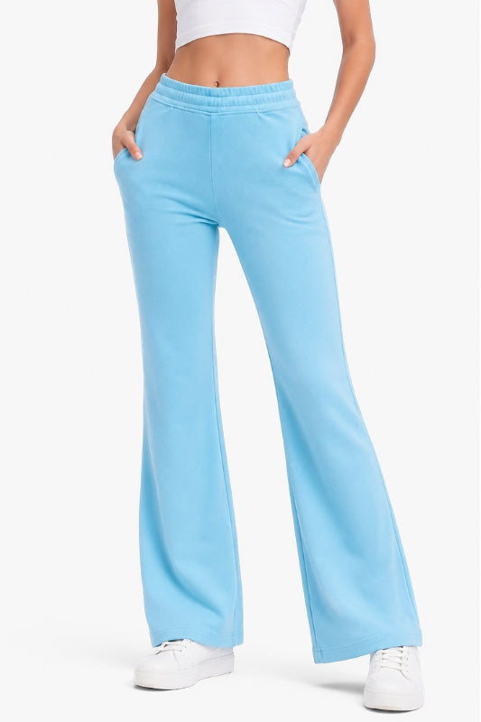 Flared Terry Pants