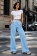 Flared Terry Pants