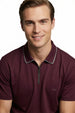 Zip Collar Polo T-Shirt