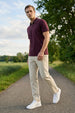 Zip Collar Polo T-Shirt