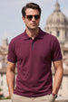 Contrast Tipped Polo T-Shirt
