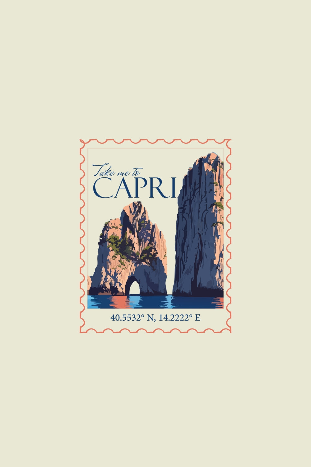 Take me capri Women Classic Fit Tee