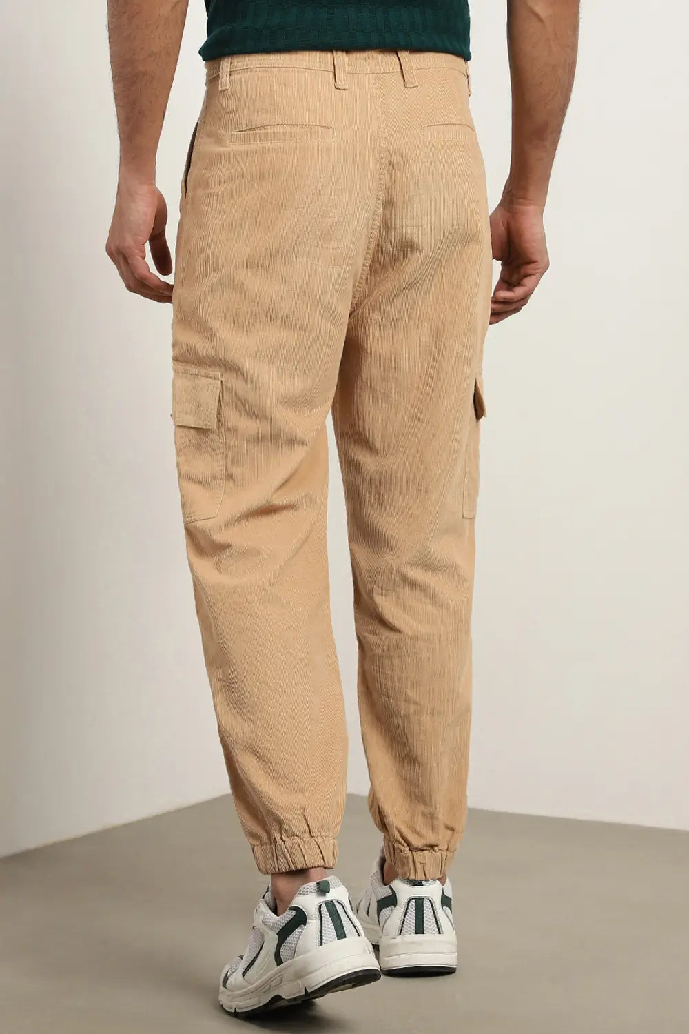 Oversized Corduroy Cargo Joggers