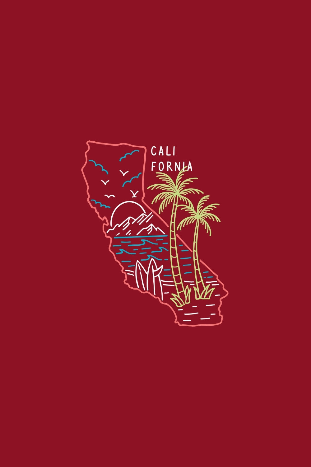 California Classic Fit T-Shirt