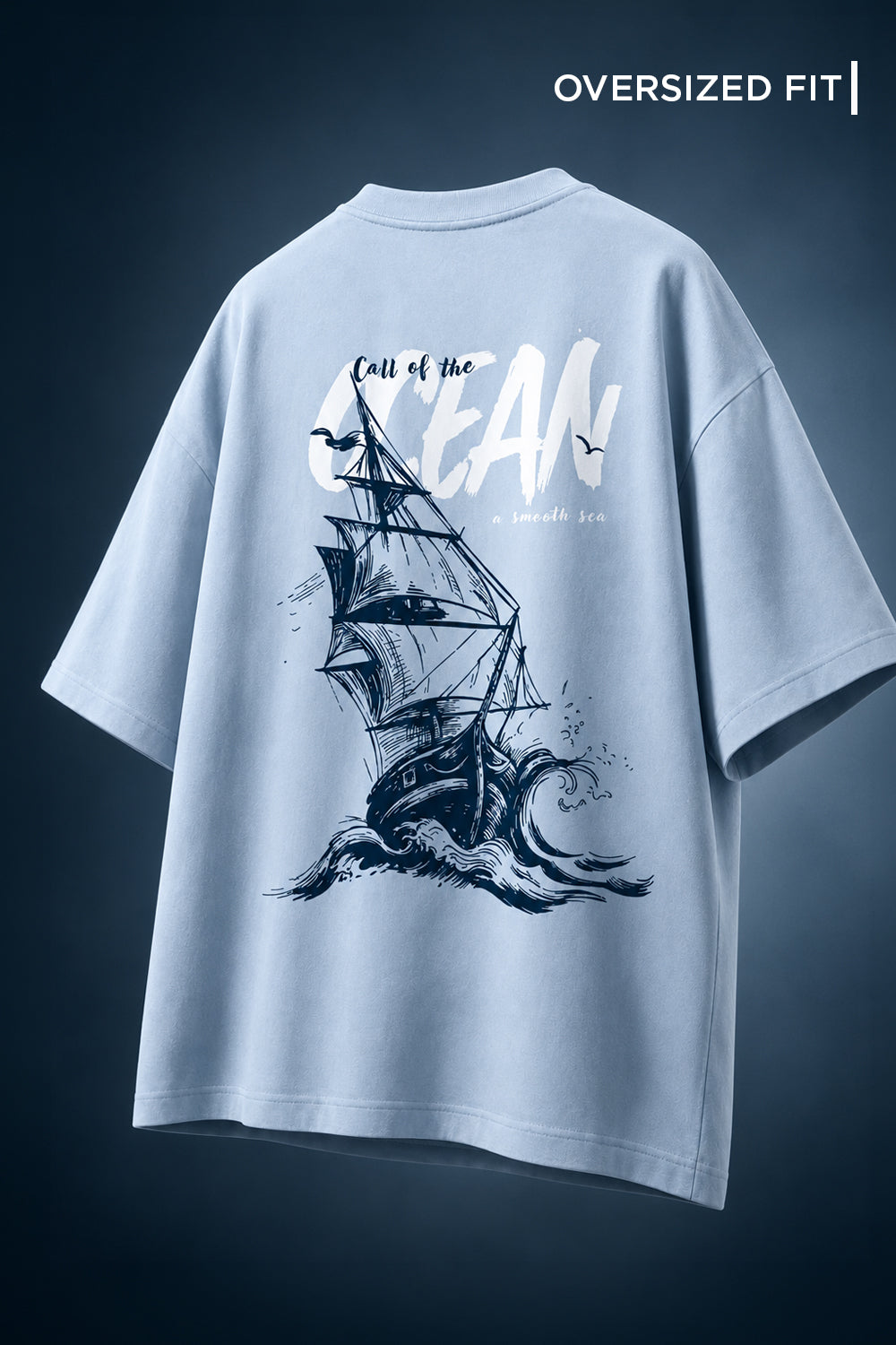 Call Of The Ocean Oversized T-Shirt