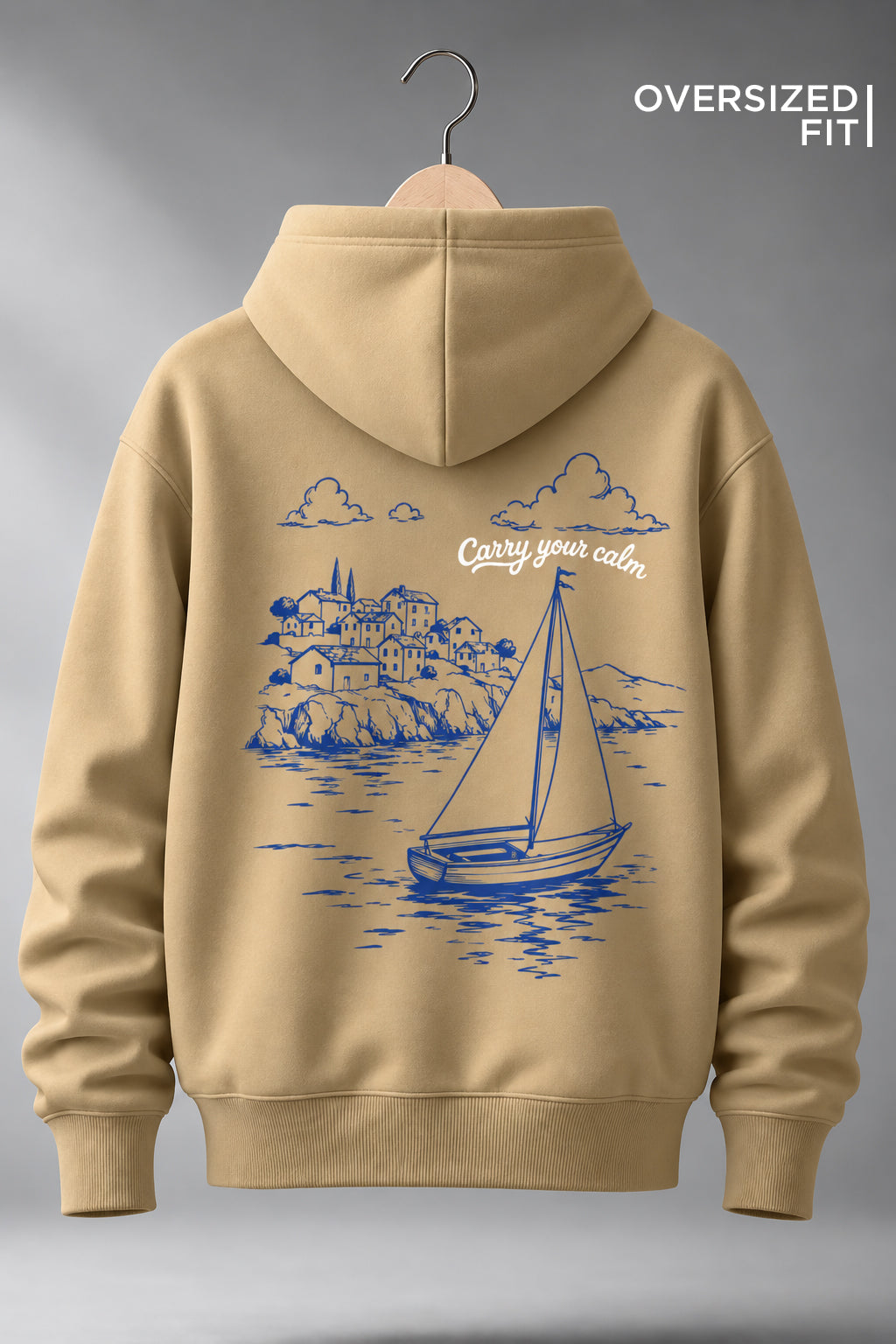 Carry Your Calm Oversized Hoodie