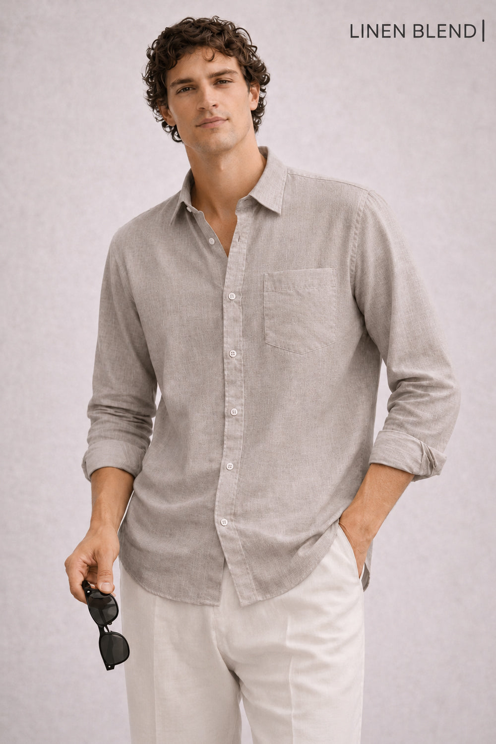 Breezy Linen Cotton Blend Shirt
