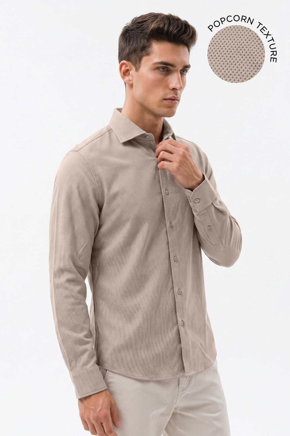 Textured Popcorn Shirt