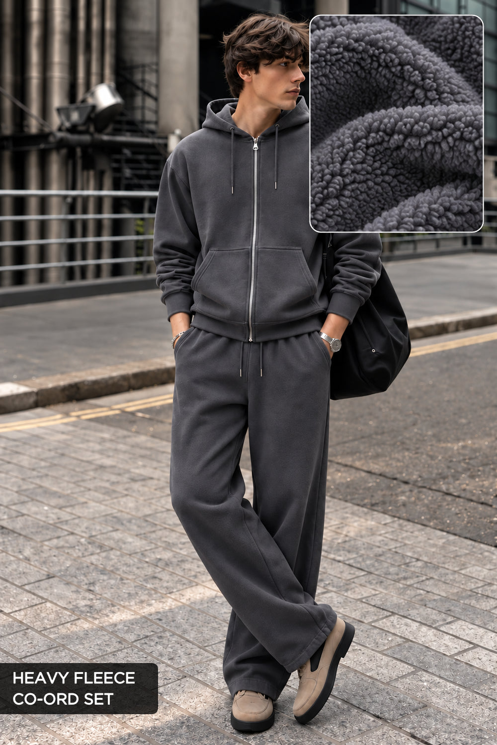 Heavy Duty Oversized Zip Up Co-ord