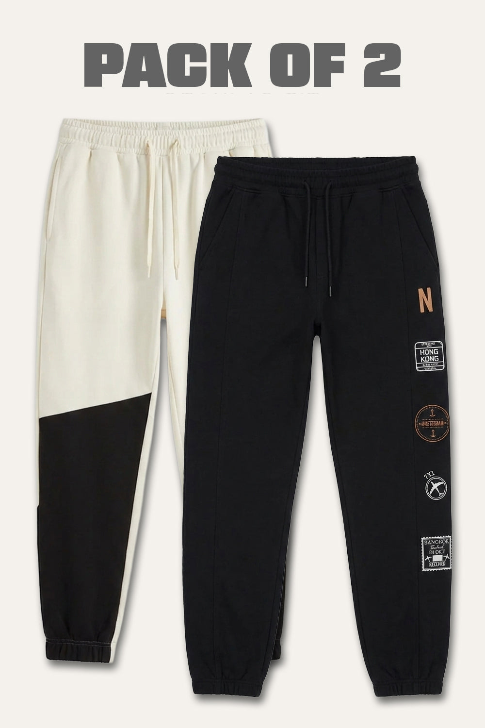 2-Pack Fashion Joggers