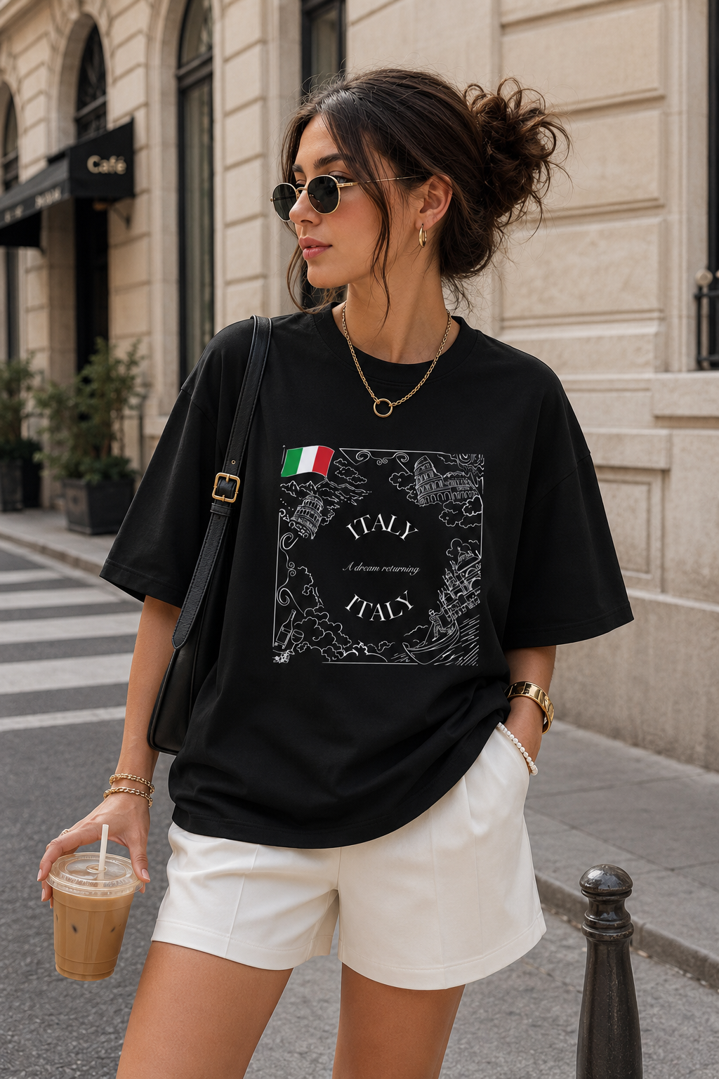 Italy Oversized Fit Women Tee