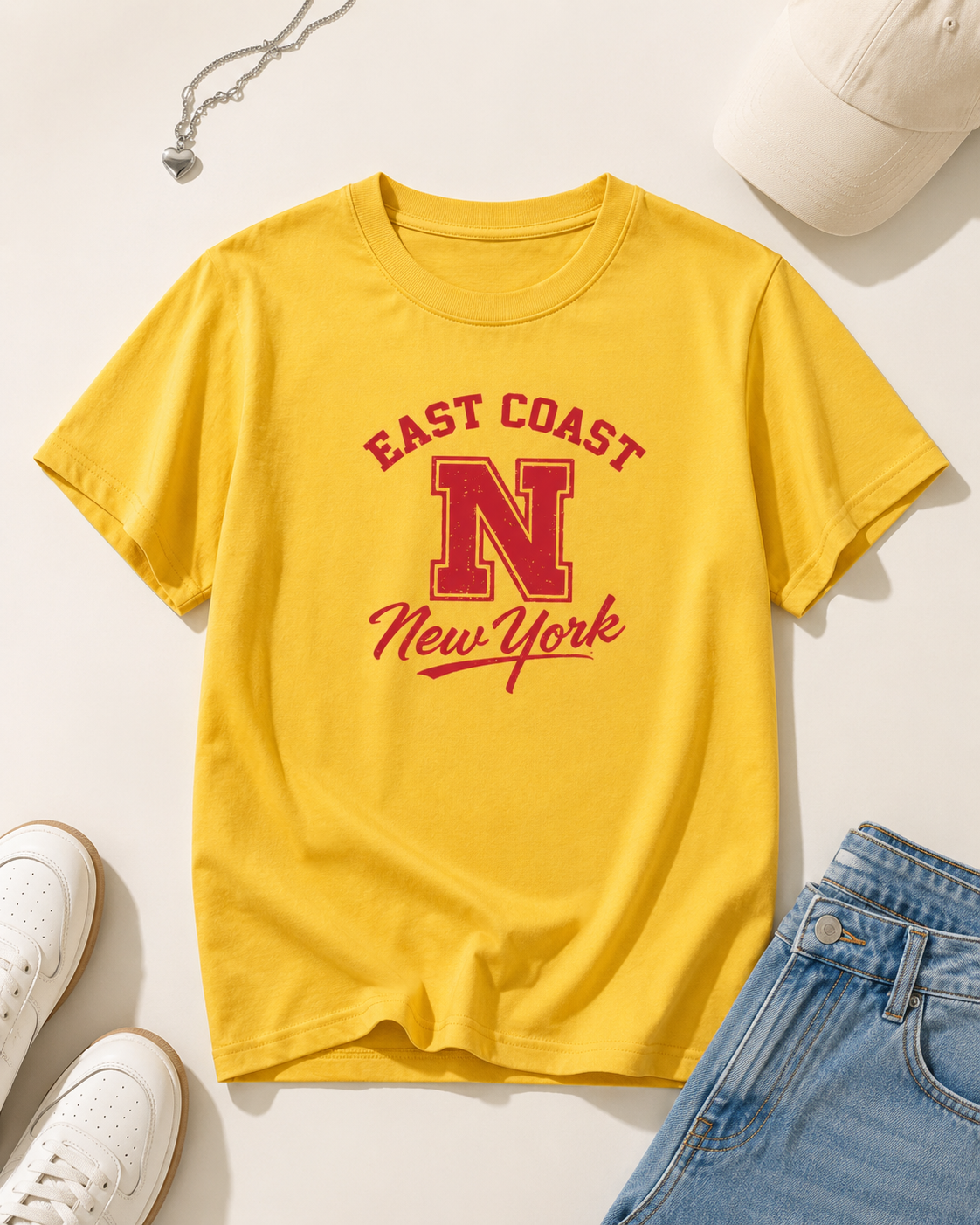 East Coast - N - NewYork Women Classic Fit Tee