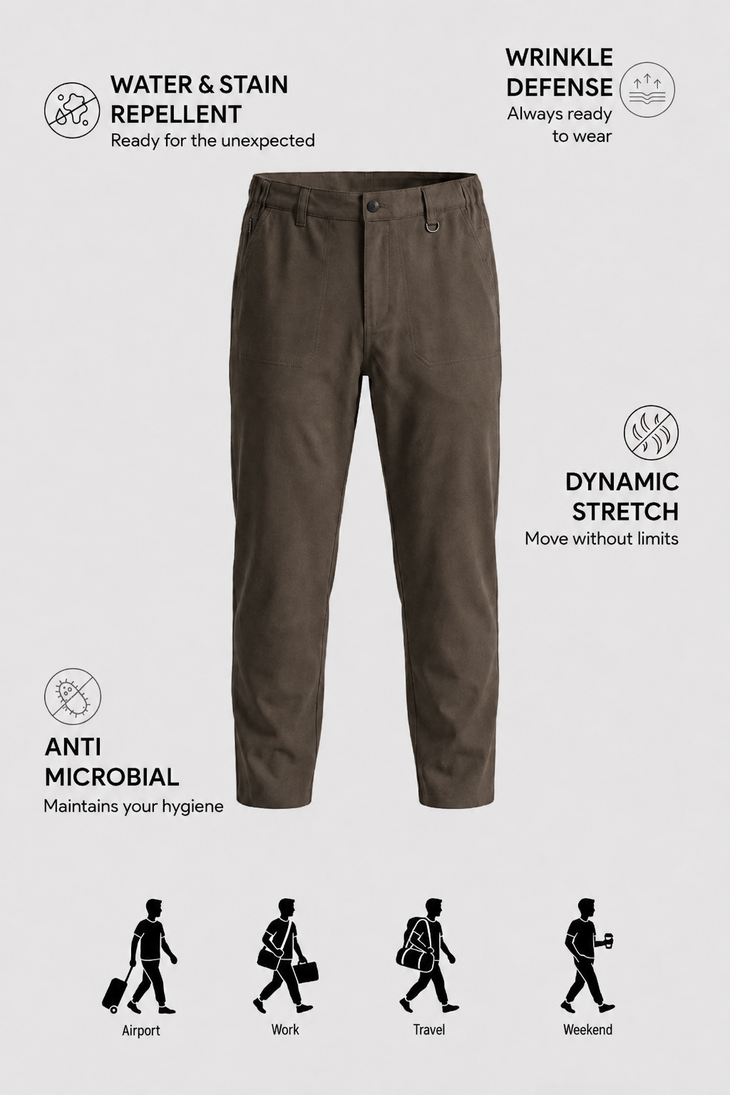 Travel Chinos