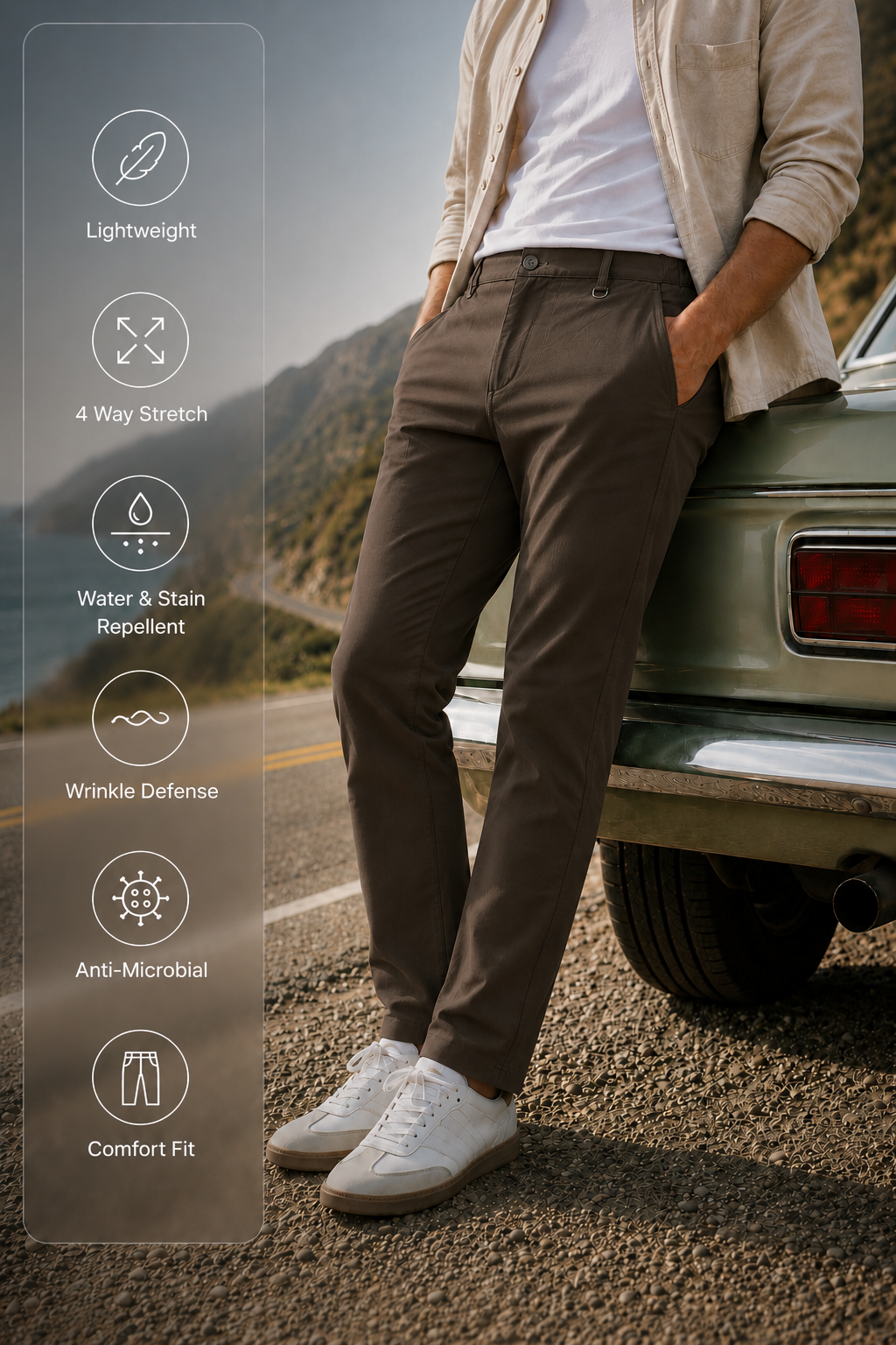 Travel Chinos