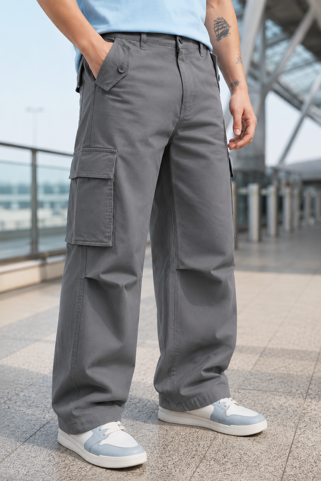 Baggy Fit Cargo Pants. Regular & Workout Joggers Online – Nobero