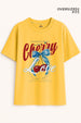 Cherry Love Oversized Fit Women Tee