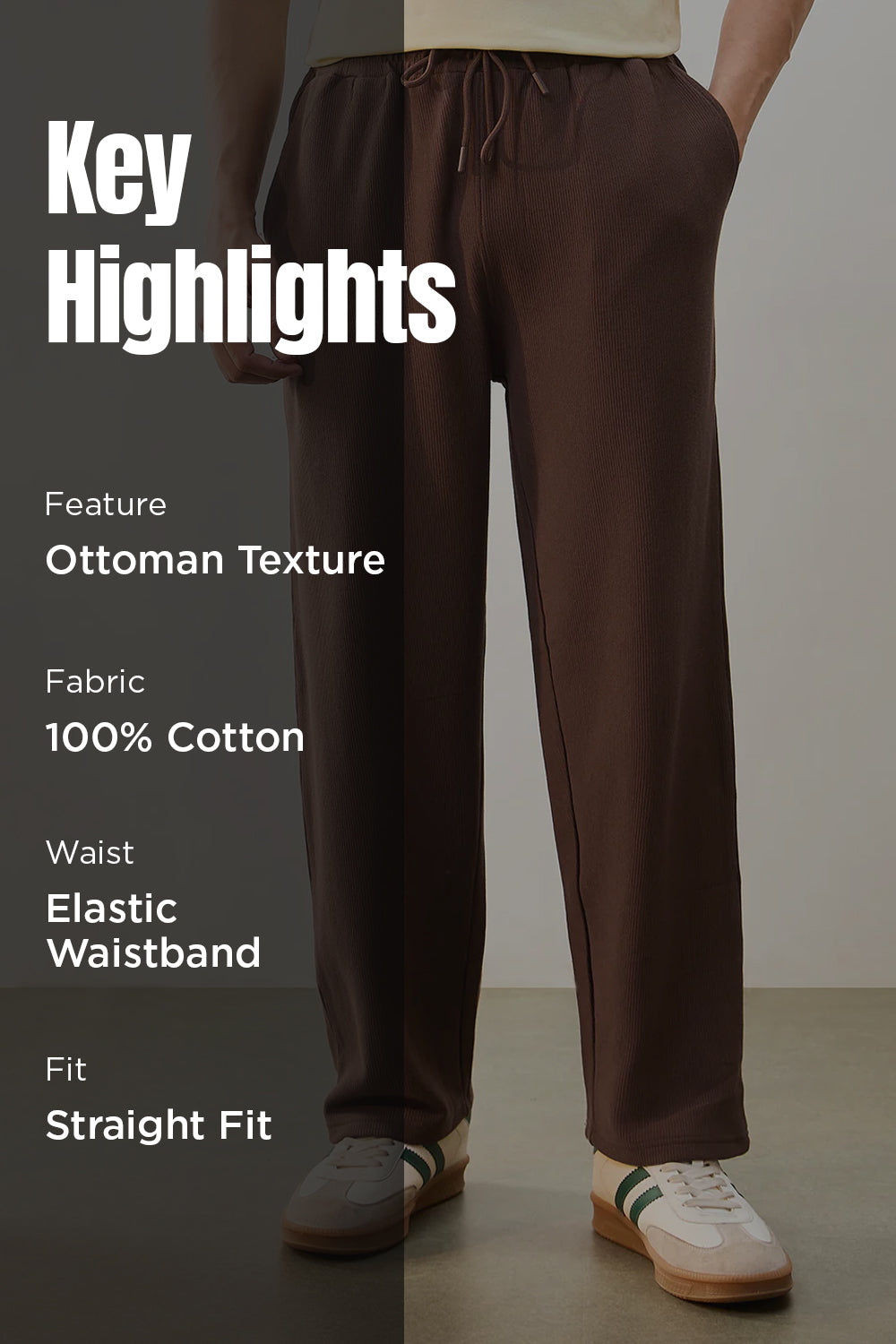 Ottoman Straight Fit Joggers