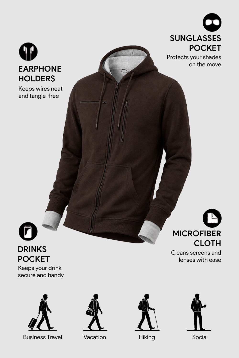 Wanderer - Travel Hoodie
