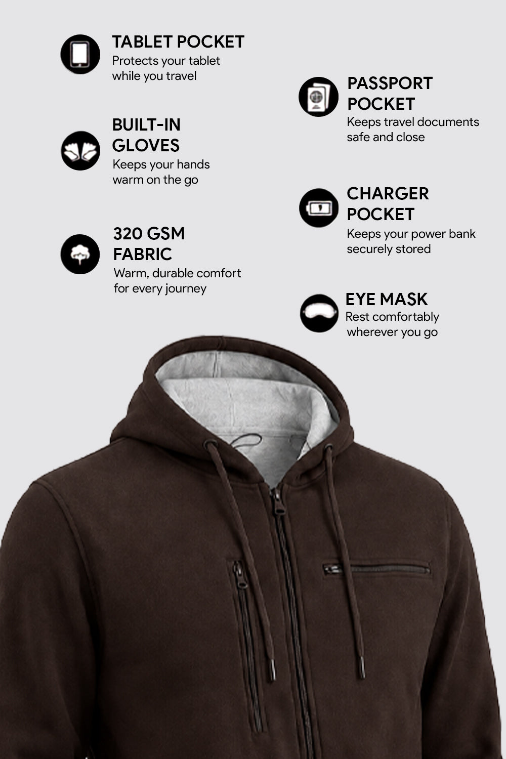 Wanderer - Travel Hoodie