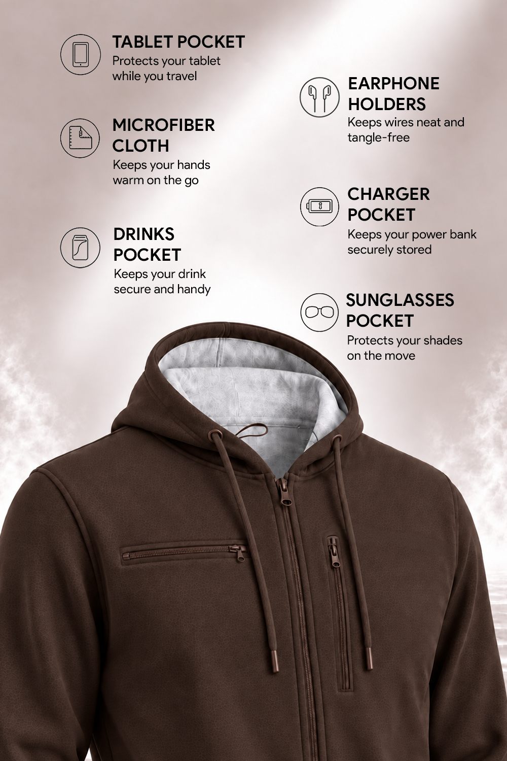 Wanderer - Travel Hoodie