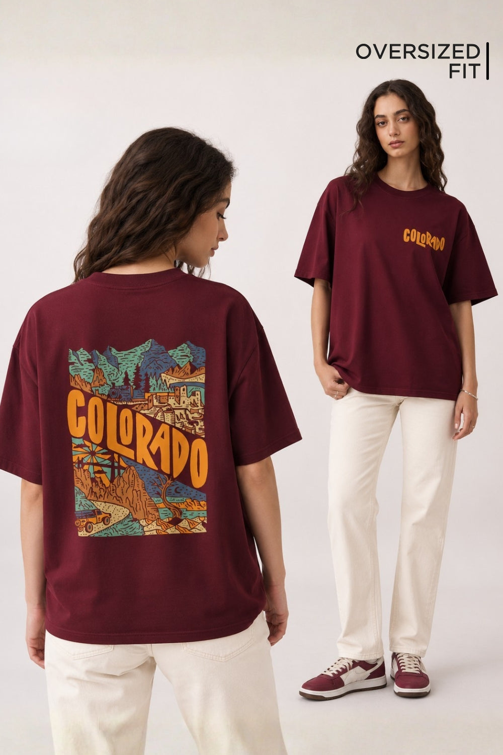 Colorado Oversized Fit Women Tee