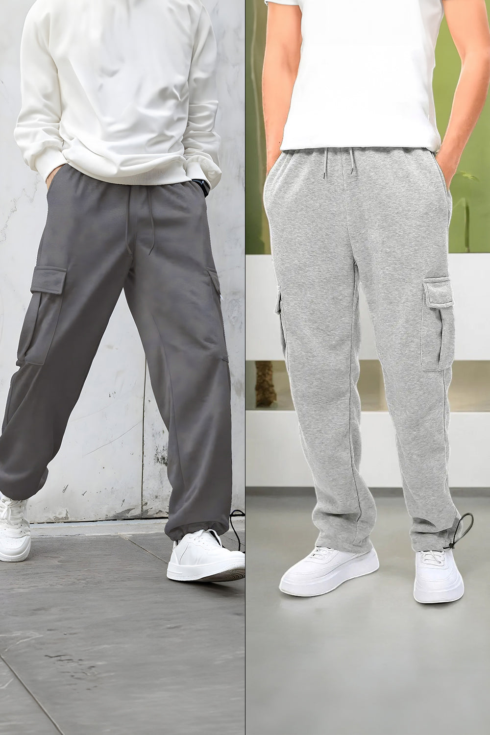 2-Pack Oversized Cargo Joggers