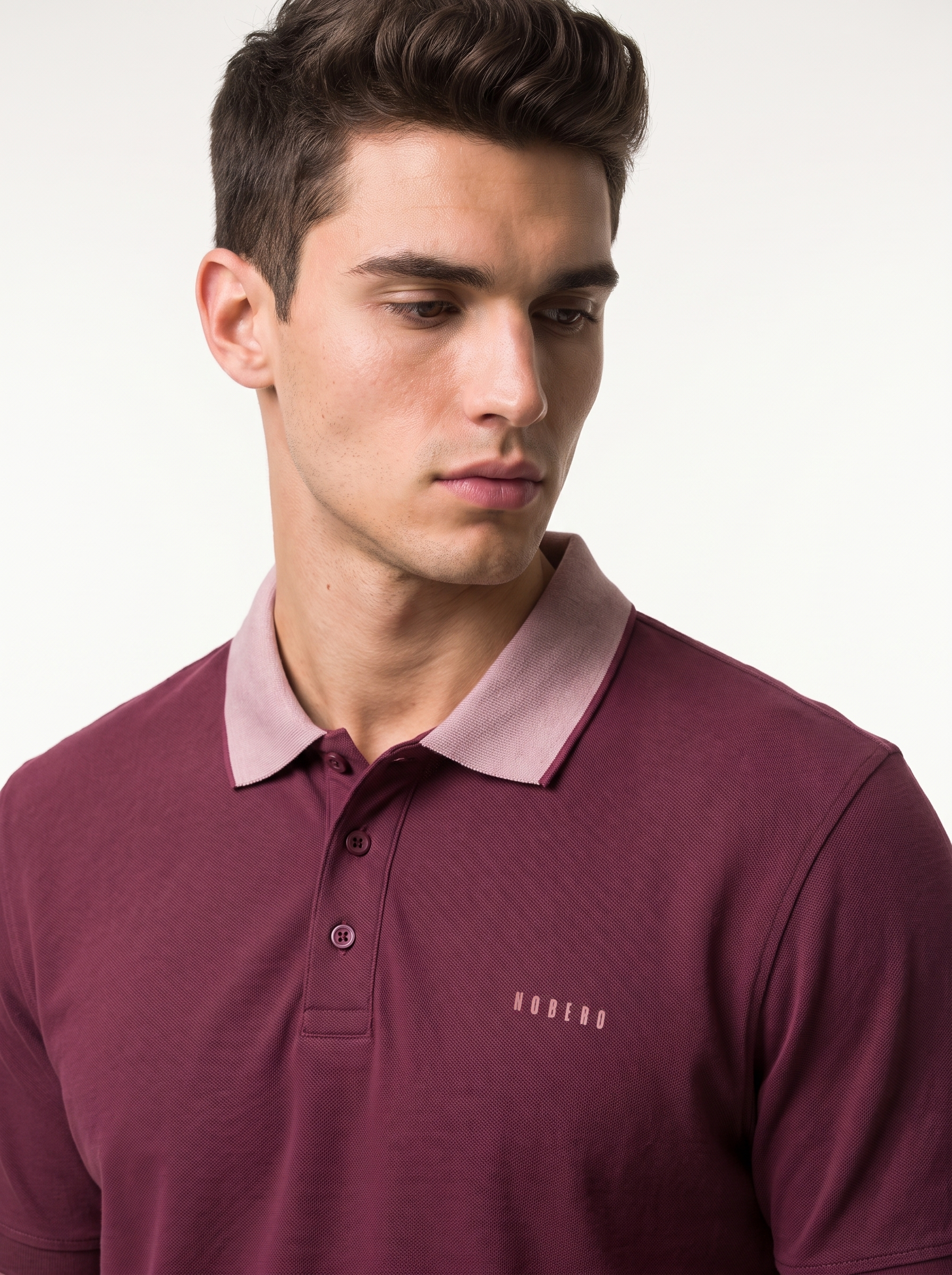 Contrast Edge Polo T-Shirt