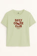 Daily Coffee Club Women Classic Fit Tee