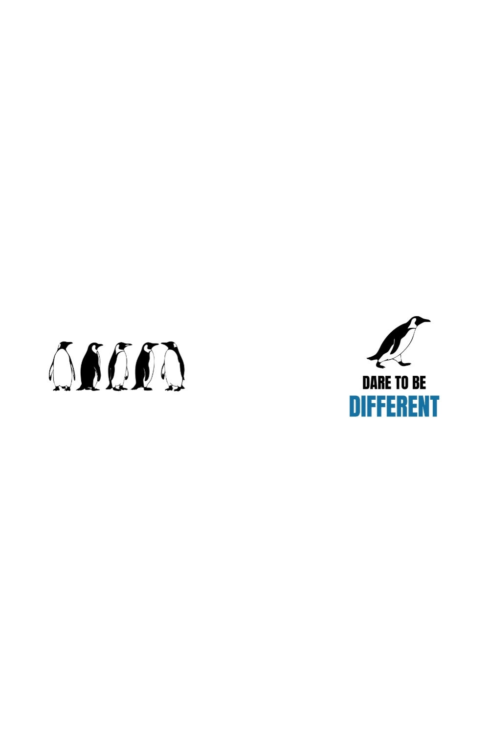 Dare To be Different Women Classic Fit Tee